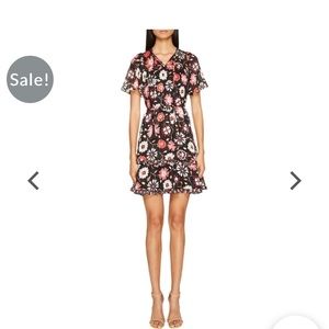 Kate Spade Casa Flora flutter sleeve dress